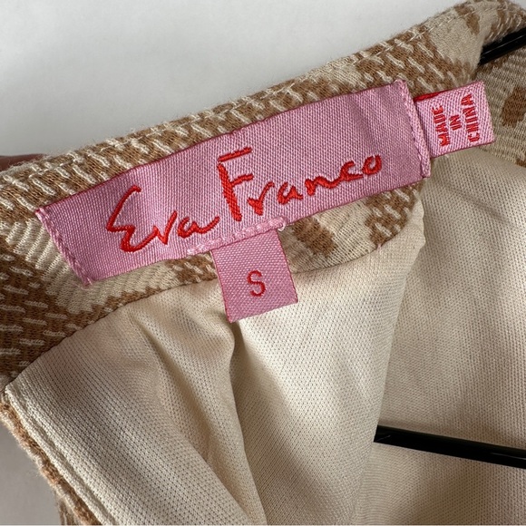Anthropologie Eva Franco Structured Mock Neck Pattern Sleeveless Top - Picture 12 of 13